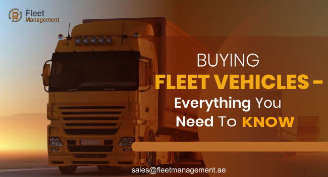 Buying Fleet Vehicles – Everything You Need To Know